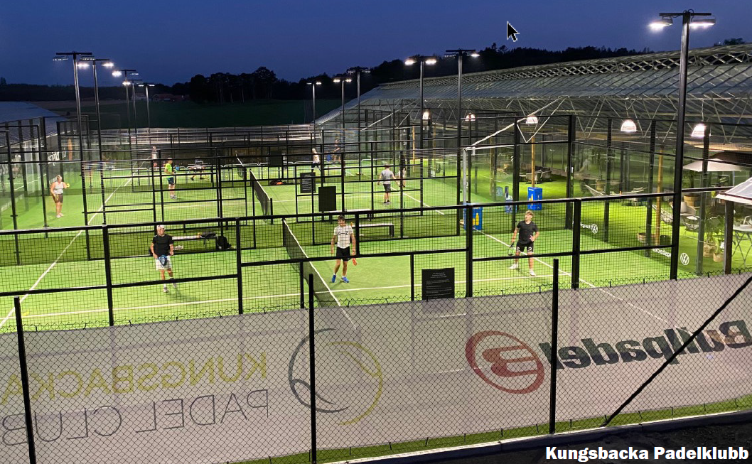 belysning padelbanor unisport