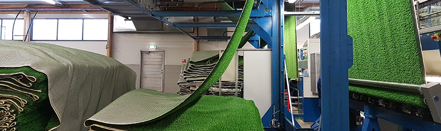 egen produksjon av kunstgress saltex unisport