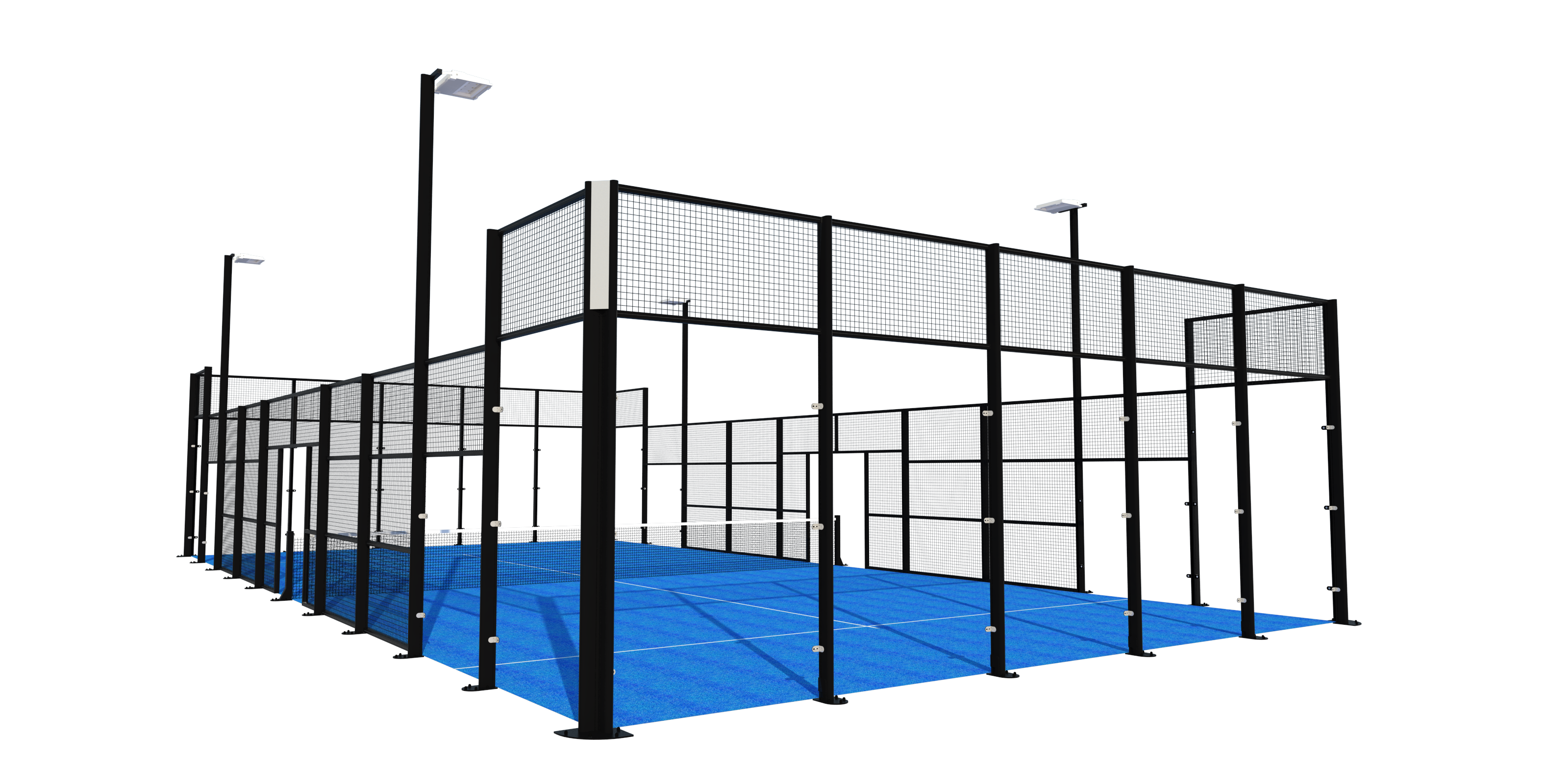 padelbana aluminium unisport